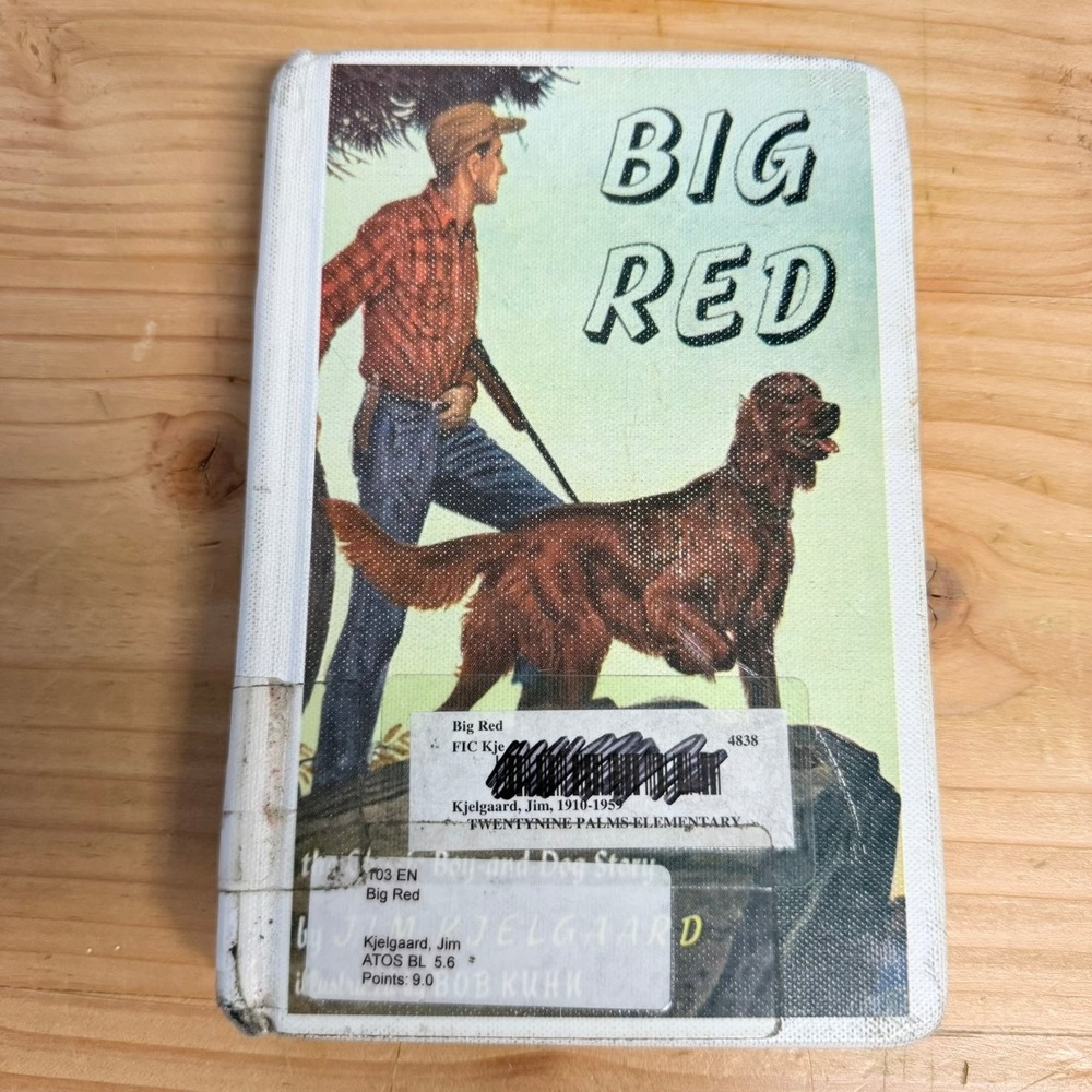 Big Red Jim Kjelgaard 1973 Illustrated Bob Kuhn Adventure Dog Story Holiday